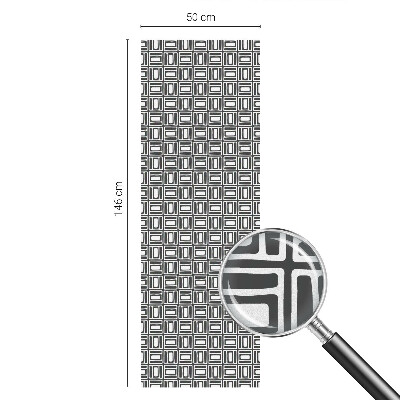 Vinilo ventana privacidad Patrón energético