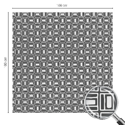 Vinilo ventana privacidad Patrón energético