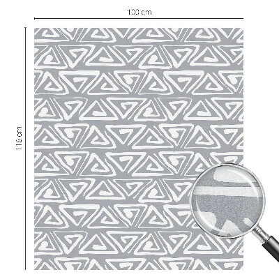 Vinilo para ventanas motivo vitral minimalismo geométrico