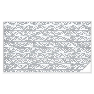 Vinilo para ventanas motivo vitral minimalismo geométrico