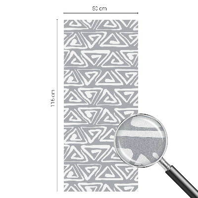 Vinilo para ventanas motivo vitral minimalismo geométrico