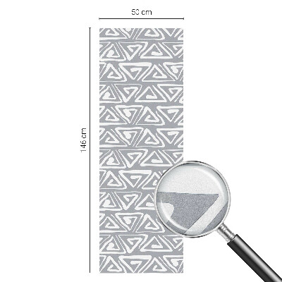 Vinilo para ventanas motivo vitral minimalismo geométrico