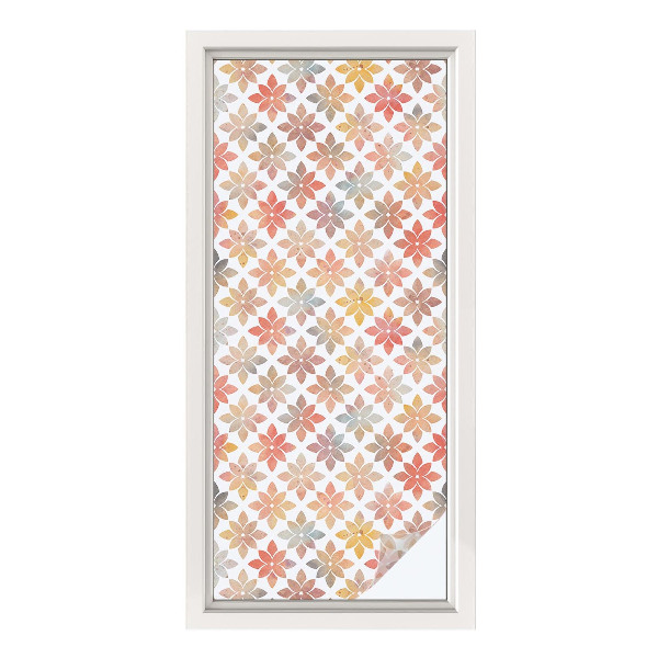 Vinilo para cristales efecto vitral Belleza floral