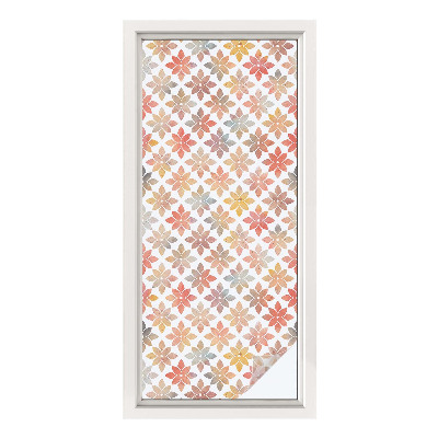 Vinilo para cristales efecto vitral Belleza floral