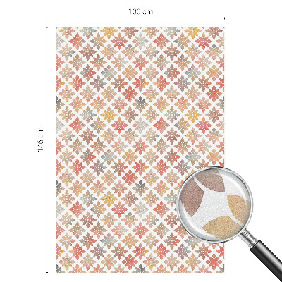 Vinilo para cristales efecto vitral Belleza floral