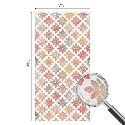 Vinilo para cristales efecto vitral Belleza floral