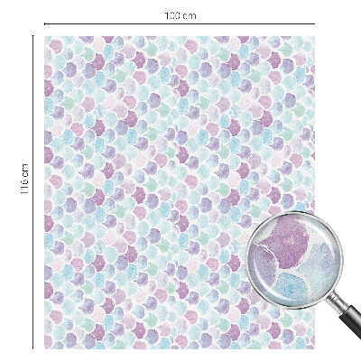 Vinilo para cristales opaco decorativo Puntos pastel