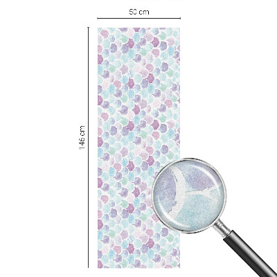 Vinilo para cristales opaco decorativo Puntos pastel