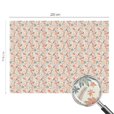 Vinilo ventana privacidad arreglo floral