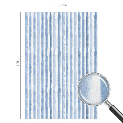 Vinilo para cristales opaco decorativo Rayas azules