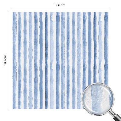 Vinilo para cristales opaco decorativo Rayas azules