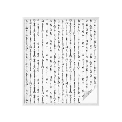 Vinilo para cristales efecto vitral flechas geométricas