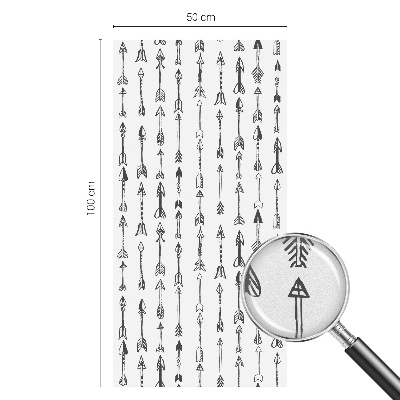 Vinilo para cristales efecto vitral flechas geométricas