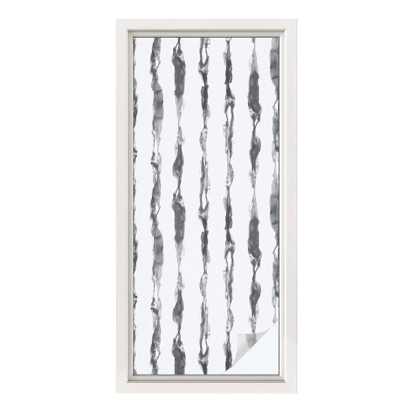 Vinilo para ventanas motivo vitral Líneas abstractas