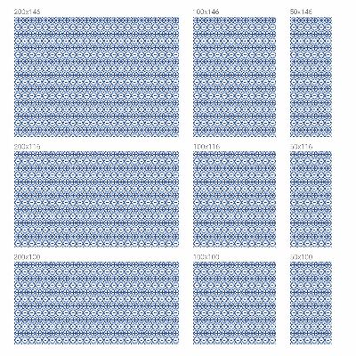 Vinilo para cristales opaco decorativo mosaico azul