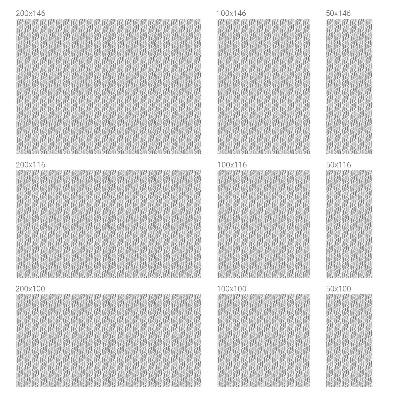 Vinilo ventana privacidad Patrón de rombos