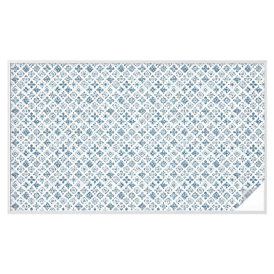 Vinilo para cristales efecto vitral Adorno floral