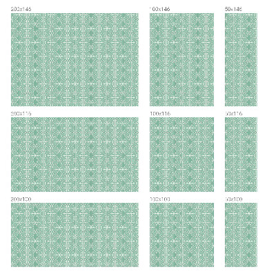 Vinilo decorativo adhesivo para cristales Estructura armoniosa