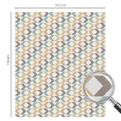 Vinilo ventana privacidad rombos geométricos