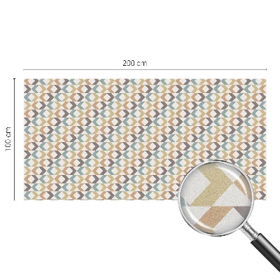 Vinilo ventana privacidad rombos geométricos