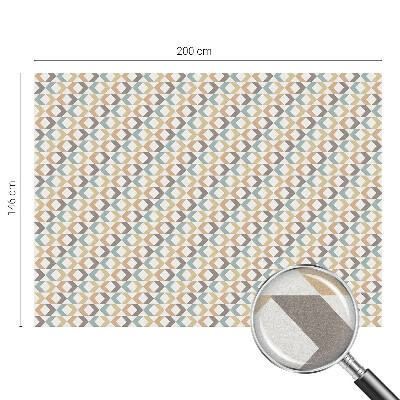 Vinilo ventana privacidad rombos geométricos