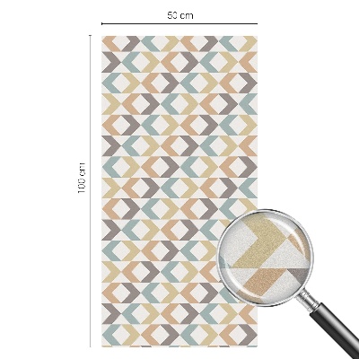 Vinilo ventana privacidad rombos geométricos