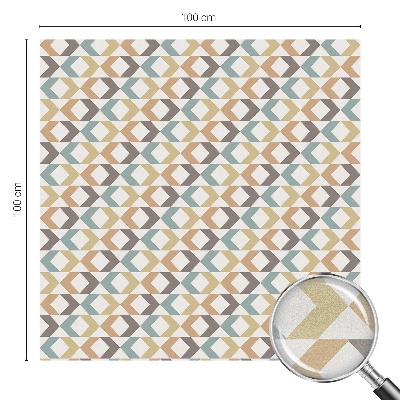 Vinilo ventana privacidad rombos geométricos