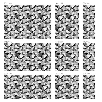 Vinilo para cristales opaco decorativo Figuras geométricas