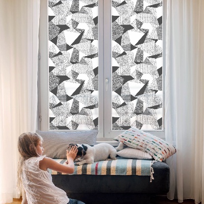 Vinilo para cristales opaco decorativo Figuras geométricas