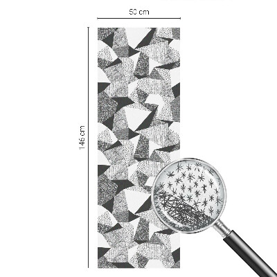 Vinilo para cristales opaco decorativo Figuras geométricas