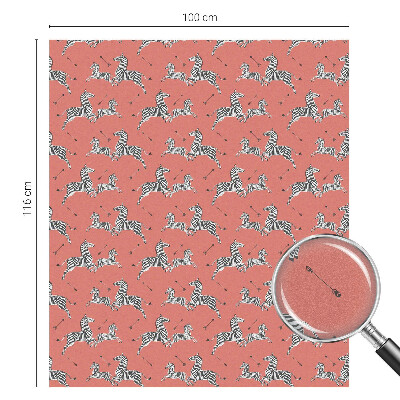 Vinilo para cristales efecto vitral Motivo de cebra