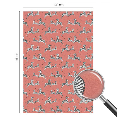 Vinilo para cristales efecto vitral Motivo de cebra