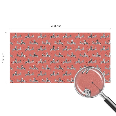 Vinilo para cristales efecto vitral Motivo de cebra