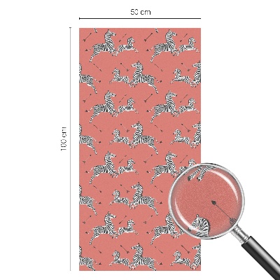 Vinilo para cristales efecto vitral Motivo de cebra