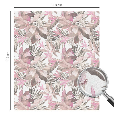 Vinilo decorativo adhesivo para cristales Flores pastel