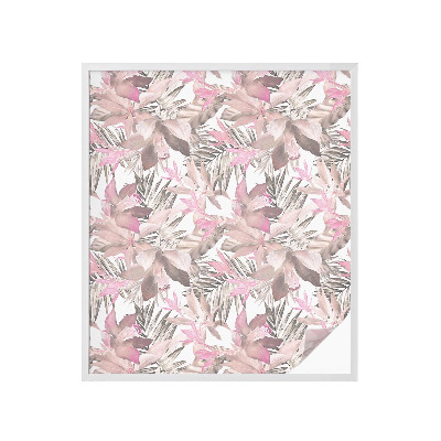 Vinilo decorativo adhesivo para cristales Flores pastel