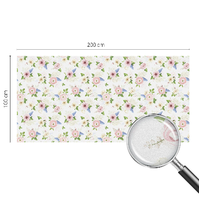 Vinilo ventana privacidad Patrón floral