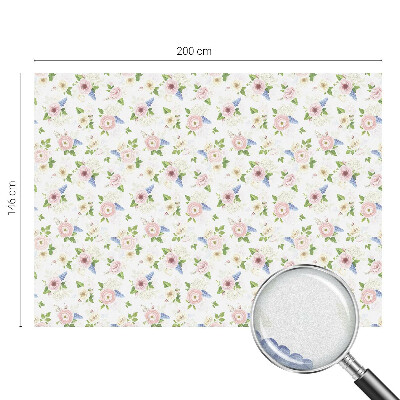 Vinilo ventana privacidad Patrón floral