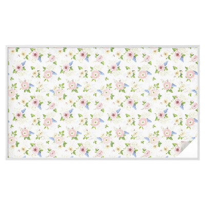 Vinilo ventana privacidad Patrón floral