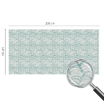 Vinilo para cristales opaco decorativo Ola verde