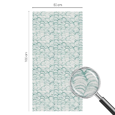 Vinilo para cristales opaco decorativo Ola verde