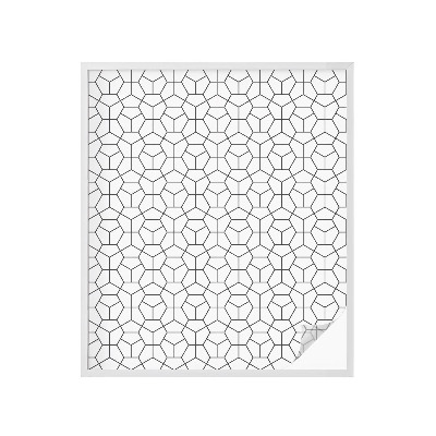 Vinilo ventana privacidad Cubos geométricos