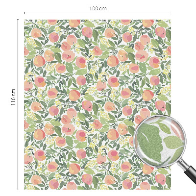 Vinilo para ventanas motivo vitral Patrón de frutas