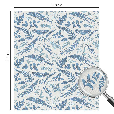 Vinilo para cristales efecto vitral Patrón botánico