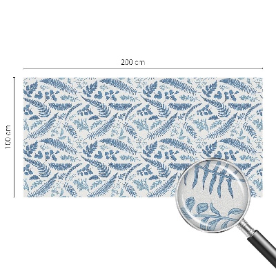 Vinilo para cristales efecto vitral Patrón botánico