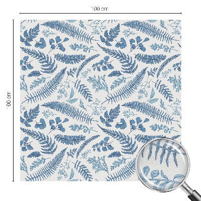 Vinilo para cristales efecto vitral Patrón botánico