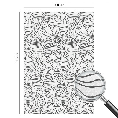 Vinilo ventana privacidad Líneas de madera