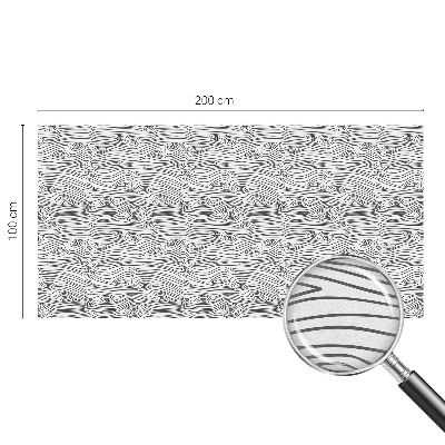 Vinilo ventana privacidad Líneas de madera