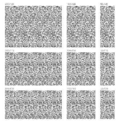 Vinilo ventana privacidad Líneas de madera