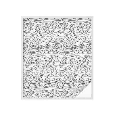 Vinilo ventana privacidad Líneas de madera